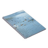 夏の川の鳥 ノートブック (右側)