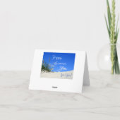 夏の幸せな時間を！ カード (裏面)