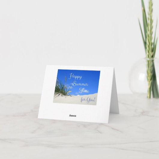 夏の幸せな時間を！ カード (裏面)