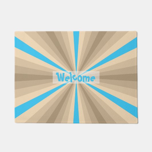 夏の幻想的な姿 ドアマット (正面)