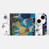 夏の庭と渦巻き/ファッション衣装デザイナー Case-Mate iPhoneケース (裏面 (横))