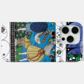 夏の庭と渦巻き/ファッション衣装デザイナー Case-Mate iPhoneケース (裏面 (横))