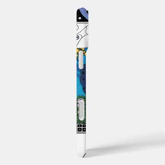 夏の庭と渦巻き/ファッション衣装デザイナー Case-Mate iPhoneケース (裏面 / 右)