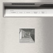 夏の庭に木を移動するデ マグネット (インサイチュ (食洗機))