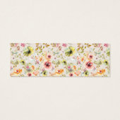 夏の庭のフローラ結婚サンキューカード (裏面)