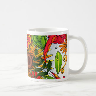 夏の庭のマグ コーヒーマグカップ