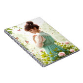 夏の庭の少女 ノートブック (右側)