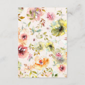 夏の庭フローラ結婚の安全対策 エンクロージャーカード (裏面)