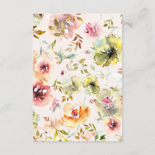 夏の庭フローラ結婚の安全対策 エンクロージャーカード (裏面)