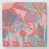 夏の庭園 ストーンコースター (正面)