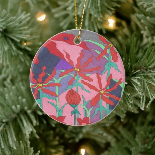 夏の庭園 セラミックオーナメント (ツリー)