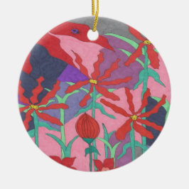 夏の庭園 セラミックオーナメント