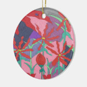 夏の庭園 セラミックオーナメント (左)