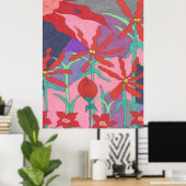 夏の庭園 ポスター (ホームオフィス)