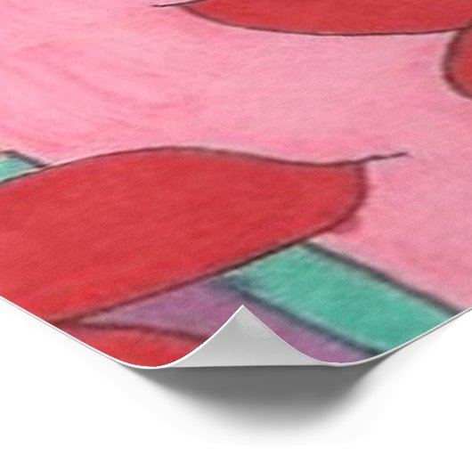 夏の庭園 ポスター (角)