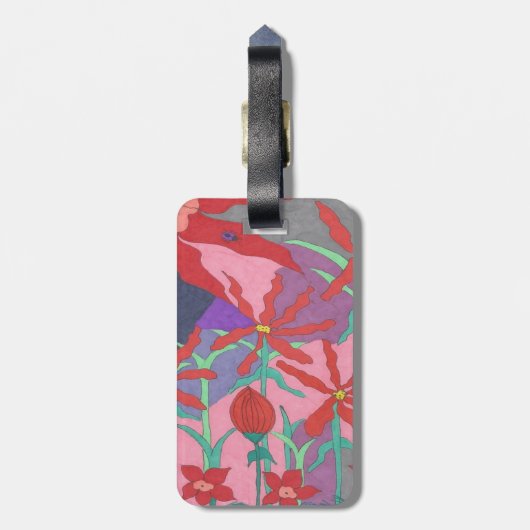 夏の庭園 ラゲッジタグ (裏面縦)