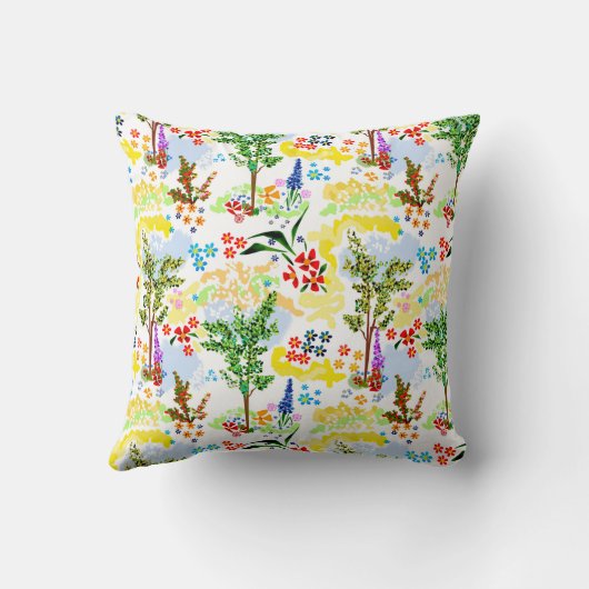 夏の庭 クッション (裏面)