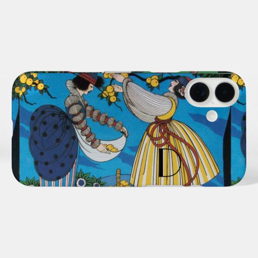 夏の庭/ファッション衣装デザイナーモノグラム Case-Mate iPhoneケース (裏面 (横))