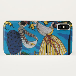 夏の庭/ファッション衣装デザイナーモノグラム iPhone X ケース