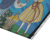 夏の庭/ファッション衣装デザイナー カッティングボード (角)