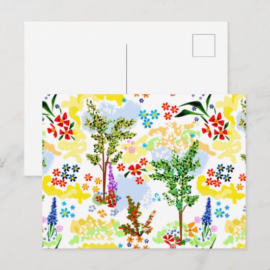 夏の庭 ポストカード (正面/裏面)