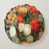 夏の庭…..... ラウンドクッション (裏面)