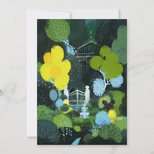 夏の庭 招待状 (正面)