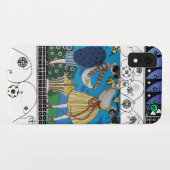 夏の庭、渦巻き、アールデコベティーファッション Case-Mate iPhoneケース (裏面(横))