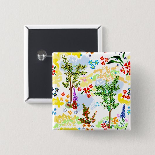 夏の庭 缶バッジ (正面&裏面)