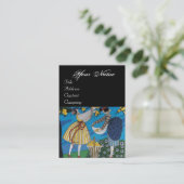 夏の庭/美しいファッション衣装デザイナー 名刺 (スタンド正面)