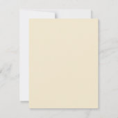 夏の微風のビーチの披露宴は|の真新しい青を詳しく述べます 招待状 (裏面)