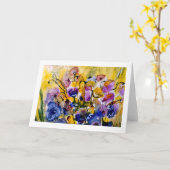 夏の微風 カード (黄色い花)