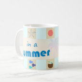夏の心の状態 コーヒーマグカップ (正面左)