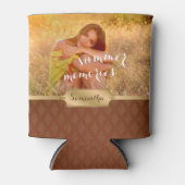 夏の思い出カスタムの写真と書道 缶クーラー (正面)