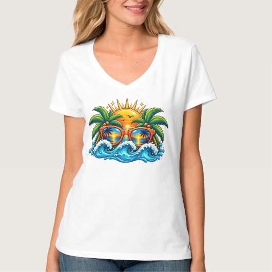 夏の思い出1 Tシャツ (正面)