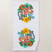 夏の恋 ビーチタオル (正面)