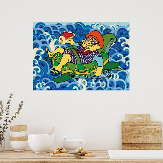 夏の恵比寿ポスター ポスター (キッチン)