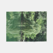 夏の情景 フリースブランケット (正面(横))