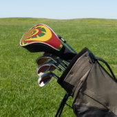 夏の愛の色 赤 金 緑 ゴルフヘッドカバー (インサイチュ)