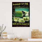 夏の愛(ワイト島スタイル) ポスター (キッチン)
