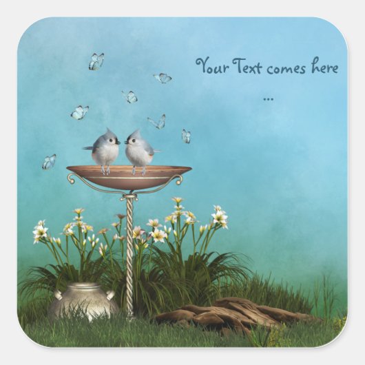 夏の感覚シール スクエアシール (正面)