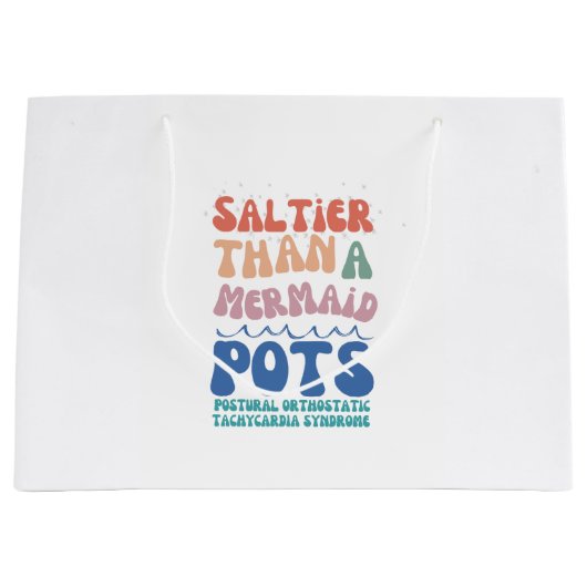 夏の抱き枕 ラージペーパーバッグ (正面)