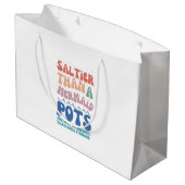 夏の抱き枕 ラージペーパーバッグ (裏面アングル)