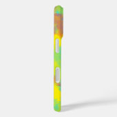 夏の抽象芸術カラフルおもしろい水色(ばちゃばちゃ)跳ねる Case-Mate iPhoneケース (裏面 / 右)