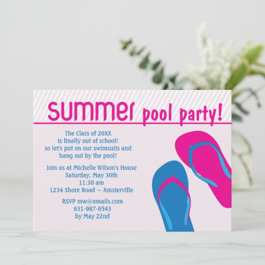 夏の招待状 招待状 (スタンド正面)