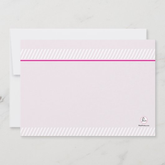 夏の招待状 招待状 (裏面)