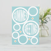 夏の挨拶サークルフラット カード (スタンド正面)