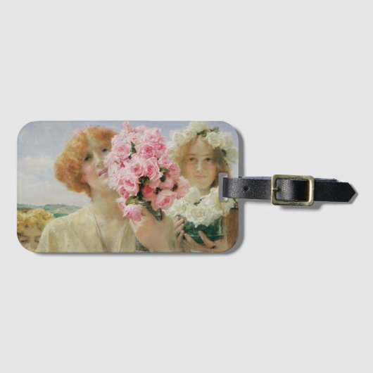 『夏の捧げ物』(なつのささげもの、英: Summer Offering)by サー・ローレンス・ア ラゲッジタグ (正面横)