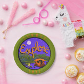 夏の探検はピクニック最高のだ ペーパープレート (パーティー)