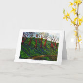 夏の散歩の挨拶状 カード (黄色い花)